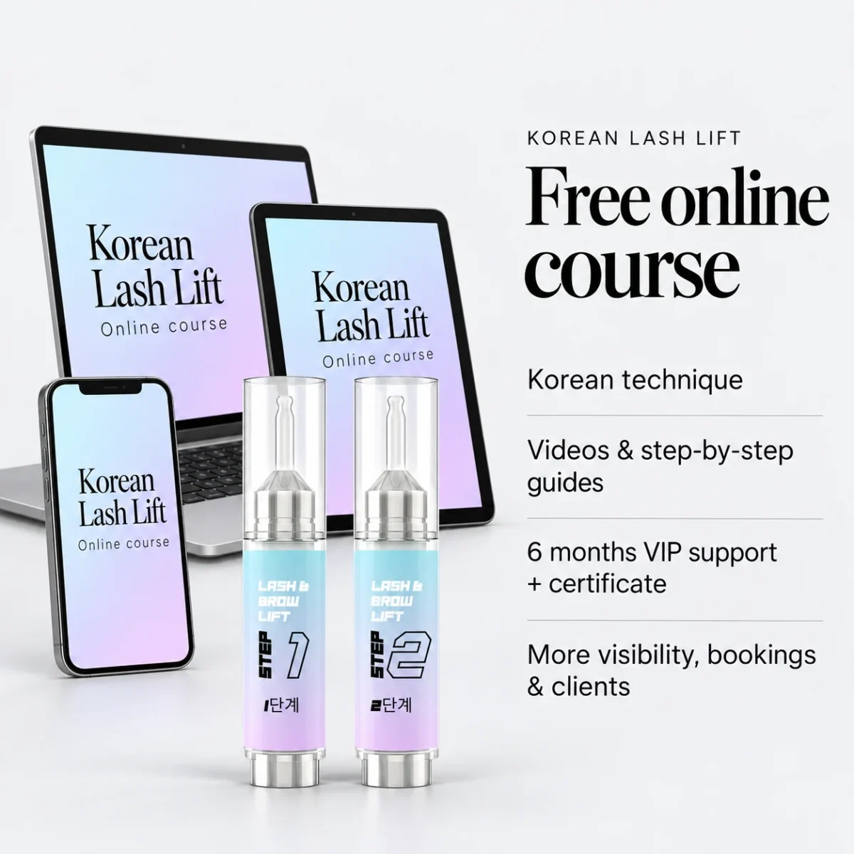 Korean Lash Lift online masterclass